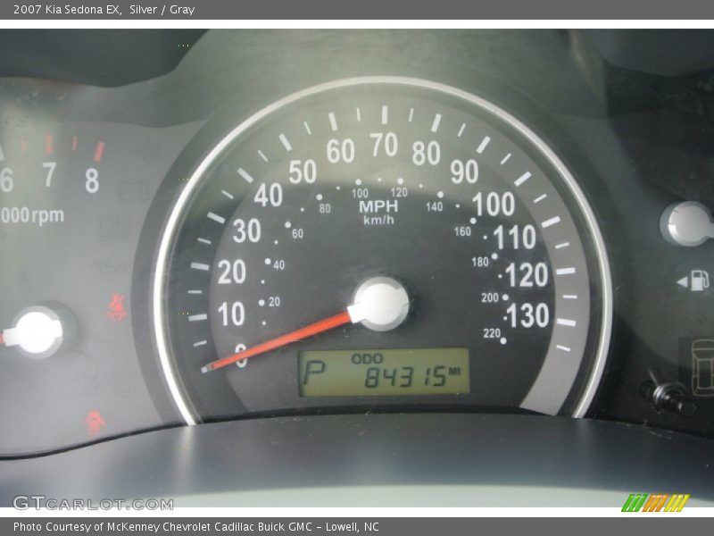 Silver / Gray 2007 Kia Sedona EX
