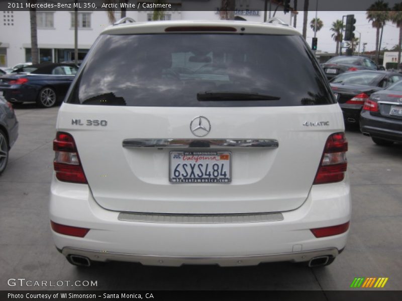 Arctic White / Cashmere 2011 Mercedes-Benz ML 350