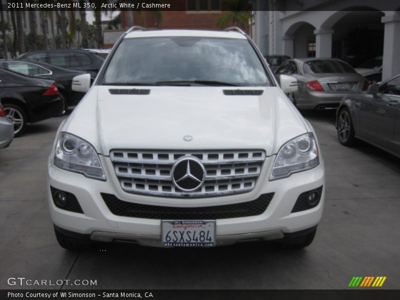 Arctic White / Cashmere 2011 Mercedes-Benz ML 350