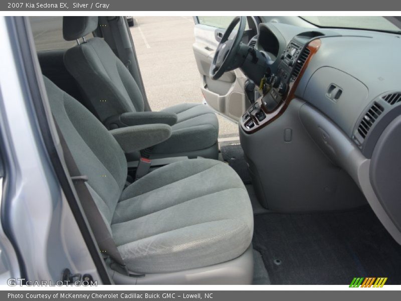 Silver / Gray 2007 Kia Sedona EX
