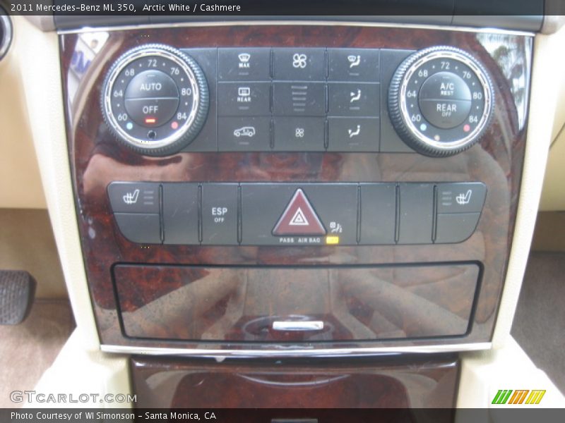 Arctic White / Cashmere 2011 Mercedes-Benz ML 350