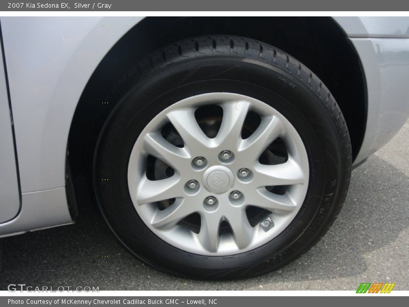 Silver / Gray 2007 Kia Sedona EX