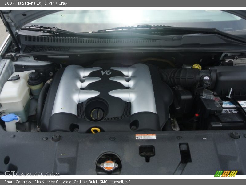 Silver / Gray 2007 Kia Sedona EX