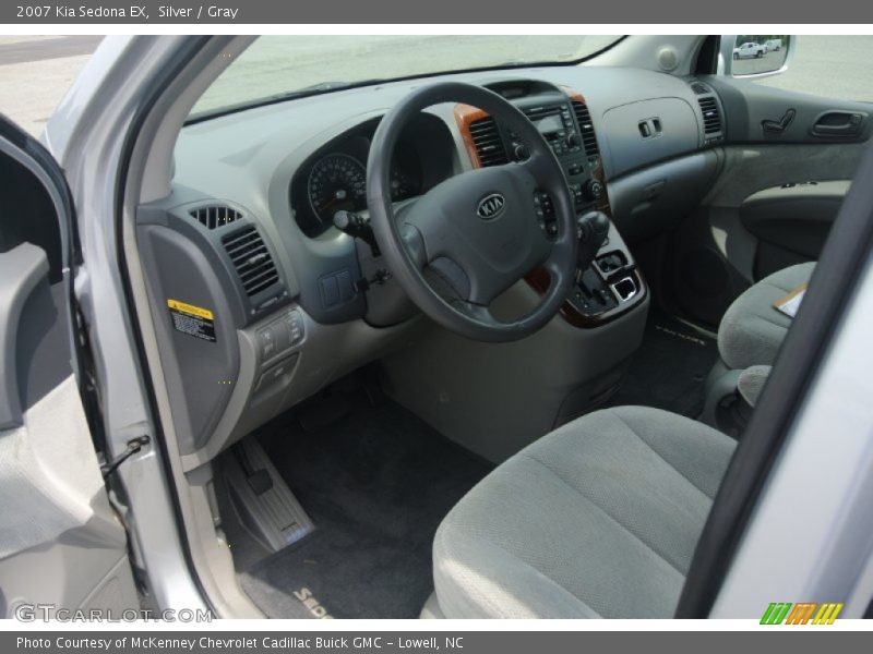 Silver / Gray 2007 Kia Sedona EX