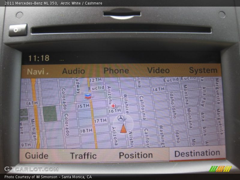 Arctic White / Cashmere 2011 Mercedes-Benz ML 350