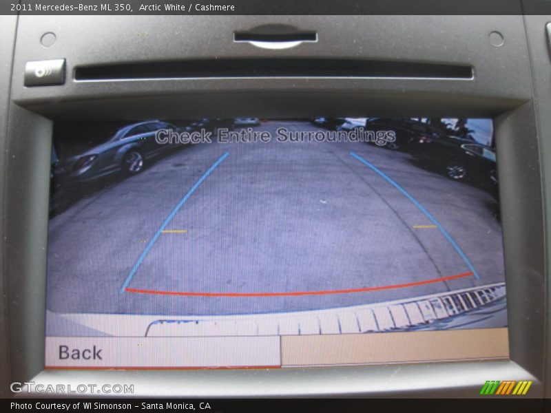 Arctic White / Cashmere 2011 Mercedes-Benz ML 350