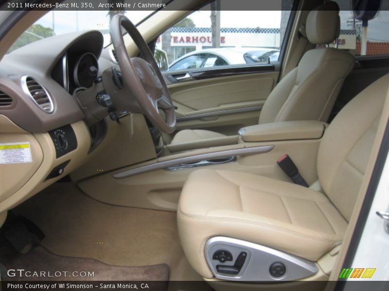 Arctic White / Cashmere 2011 Mercedes-Benz ML 350