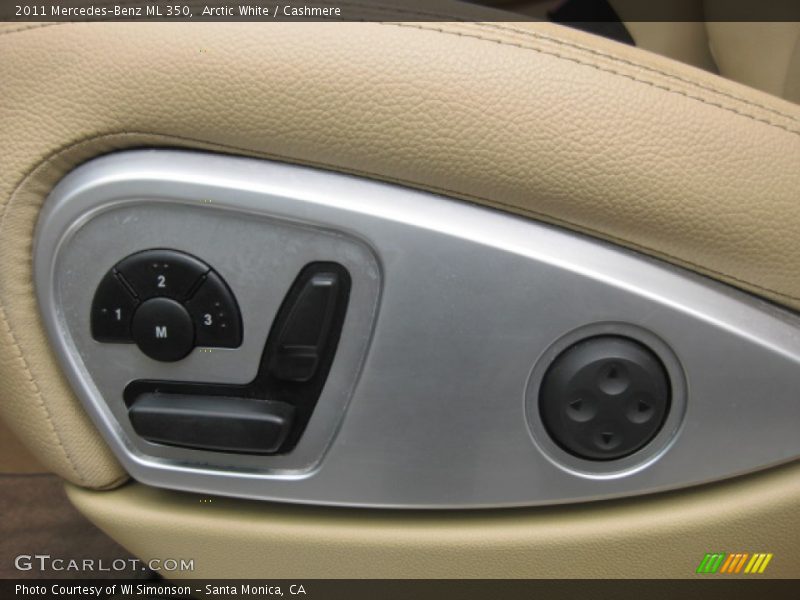 Arctic White / Cashmere 2011 Mercedes-Benz ML 350