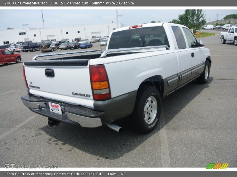 Summit White / Graphite 2000 Chevrolet Silverado 1500 LS Extended Cab