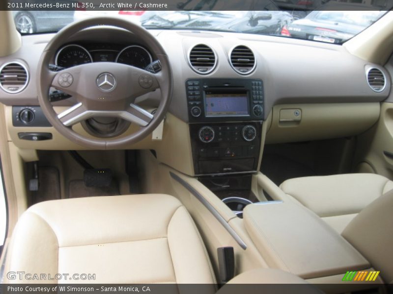 Arctic White / Cashmere 2011 Mercedes-Benz ML 350