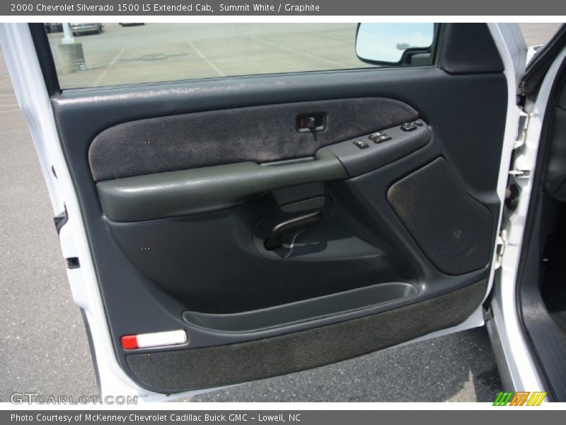 Summit White / Graphite 2000 Chevrolet Silverado 1500 LS Extended Cab