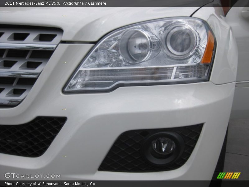 Arctic White / Cashmere 2011 Mercedes-Benz ML 350