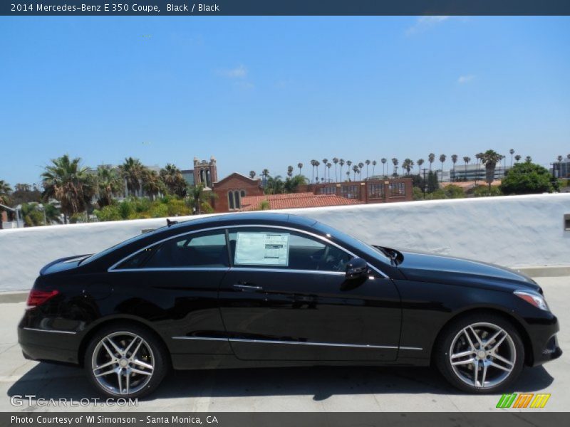 Black / Black 2014 Mercedes-Benz E 350 Coupe