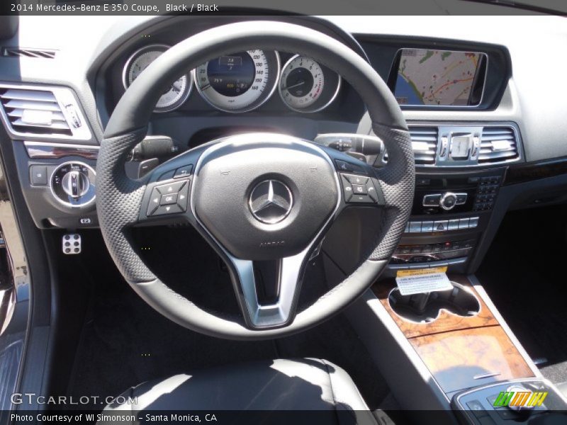 Black / Black 2014 Mercedes-Benz E 350 Coupe