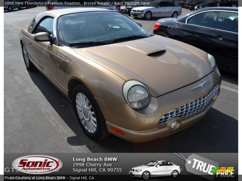 Bronze Metallic / Black Ink/Light Sand 2005 Ford Thunderbird Premium Roadster