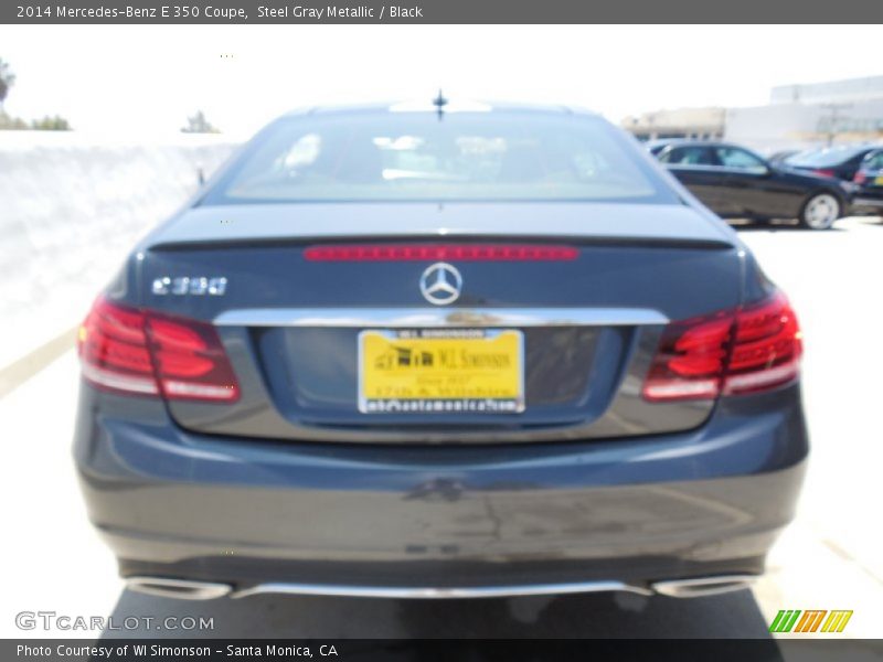 Steel Gray Metallic / Black 2014 Mercedes-Benz E 350 Coupe