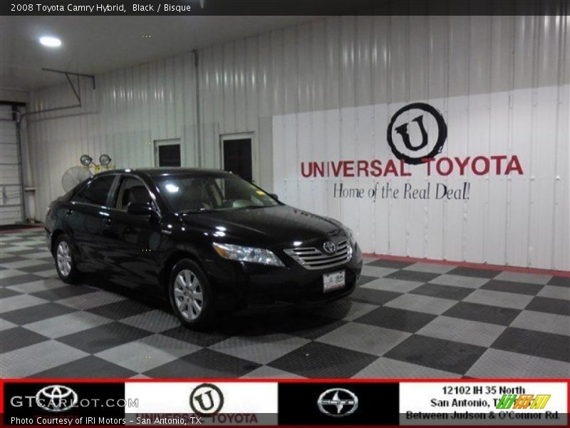 Black / Bisque 2008 Toyota Camry Hybrid