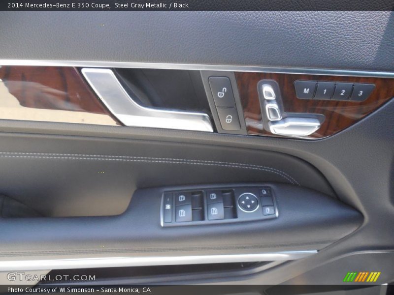 Steel Gray Metallic / Black 2014 Mercedes-Benz E 350 Coupe