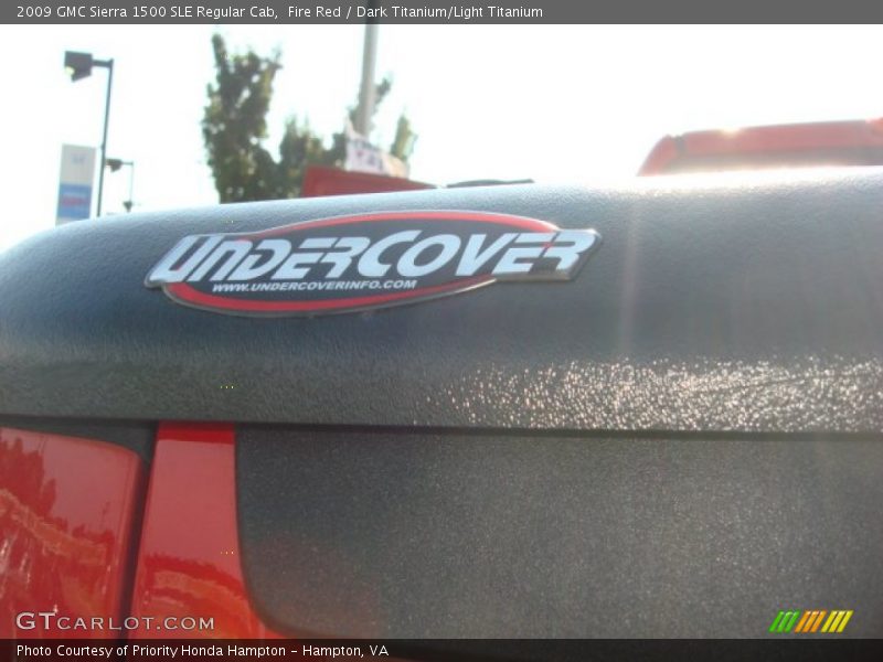 Fire Red / Dark Titanium/Light Titanium 2009 GMC Sierra 1500 SLE Regular Cab
