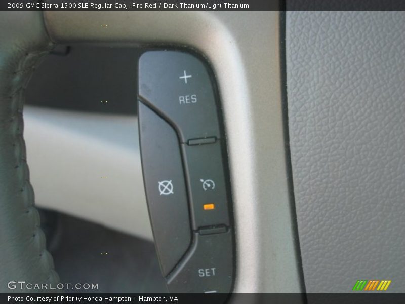 Fire Red / Dark Titanium/Light Titanium 2009 GMC Sierra 1500 SLE Regular Cab