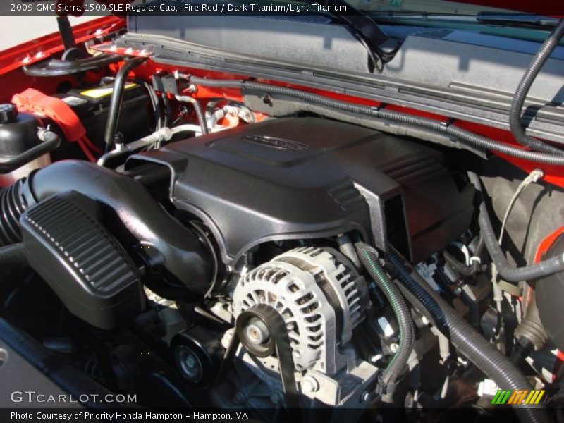  2009 Sierra 1500 SLE Regular Cab Engine - 5.3 Liter OHV 16-Valve Vortec Flex-Fuel V8
