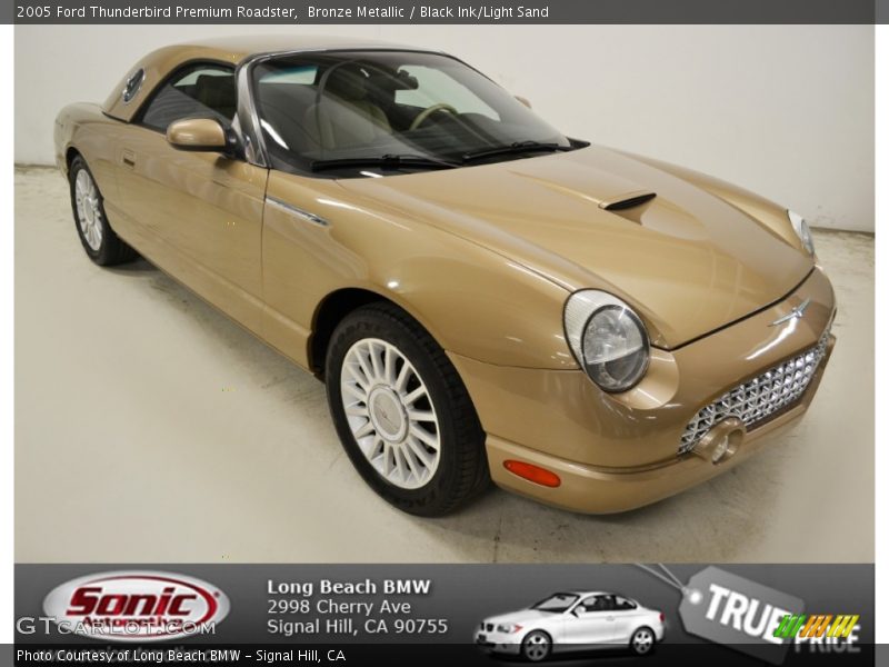 Bronze Metallic / Black Ink/Light Sand 2005 Ford Thunderbird Premium Roadster