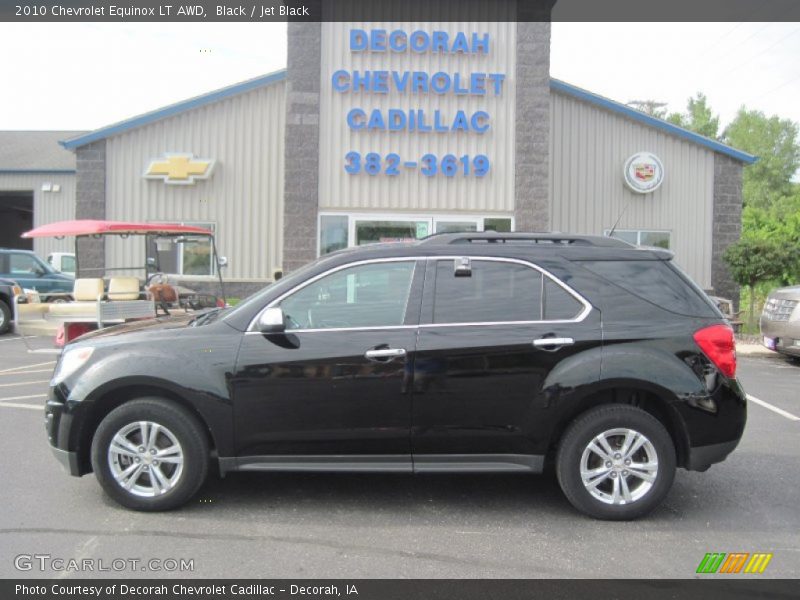Black / Jet Black 2010 Chevrolet Equinox LT AWD