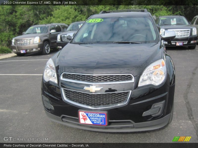 Black / Jet Black 2010 Chevrolet Equinox LT AWD