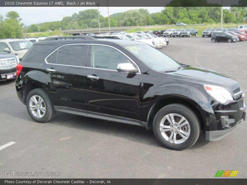 Black / Jet Black 2010 Chevrolet Equinox LT AWD