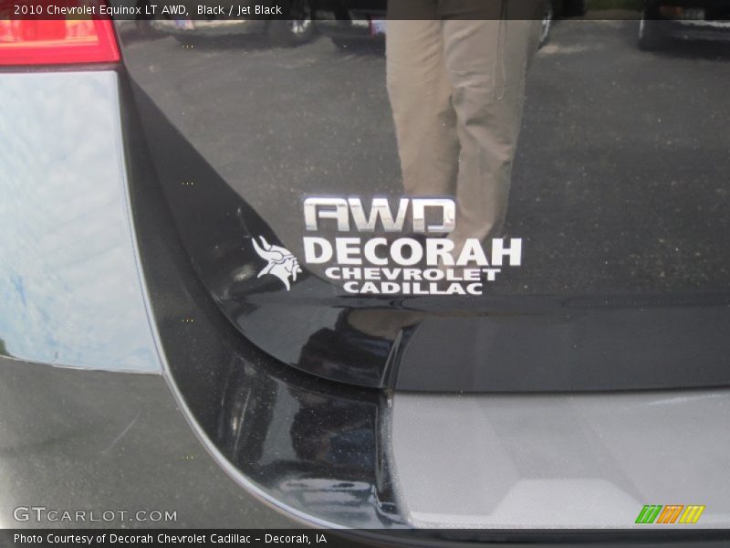 Black / Jet Black 2010 Chevrolet Equinox LT AWD