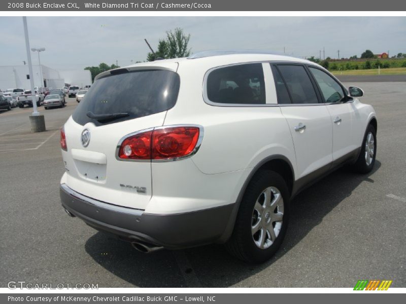 White Diamond Tri Coat / Cashmere/Cocoa 2008 Buick Enclave CXL