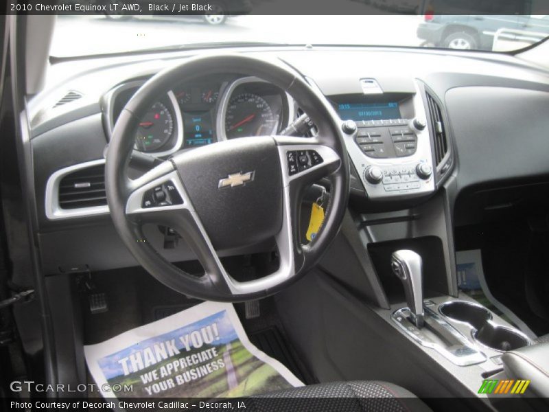 Black / Jet Black 2010 Chevrolet Equinox LT AWD