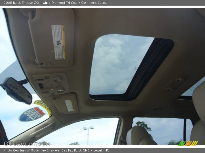 White Diamond Tri Coat / Cashmere/Cocoa 2008 Buick Enclave CXL