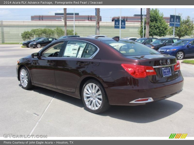 Pomegranite Red Pearl / Seacoast 2014 Acura RLX Advance Package