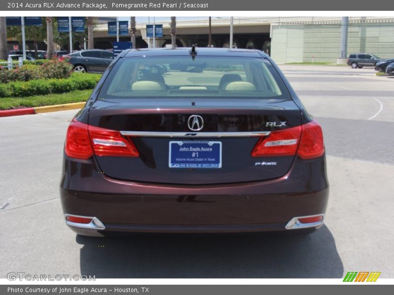 Pomegranite Red Pearl / Seacoast 2014 Acura RLX Advance Package