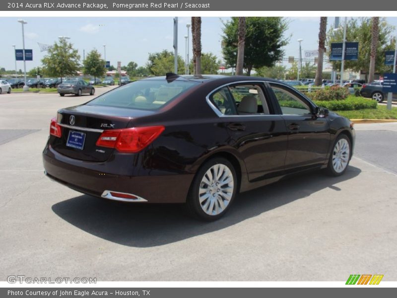 Pomegranite Red Pearl / Seacoast 2014 Acura RLX Advance Package
