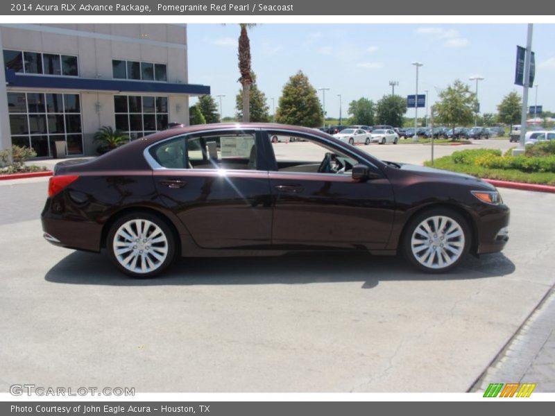 Pomegranite Red Pearl / Seacoast 2014 Acura RLX Advance Package