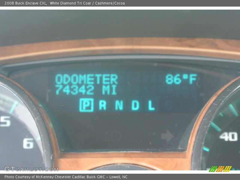 White Diamond Tri Coat / Cashmere/Cocoa 2008 Buick Enclave CXL