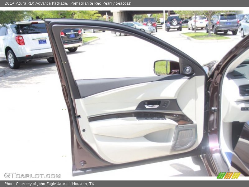 Pomegranite Red Pearl / Seacoast 2014 Acura RLX Advance Package