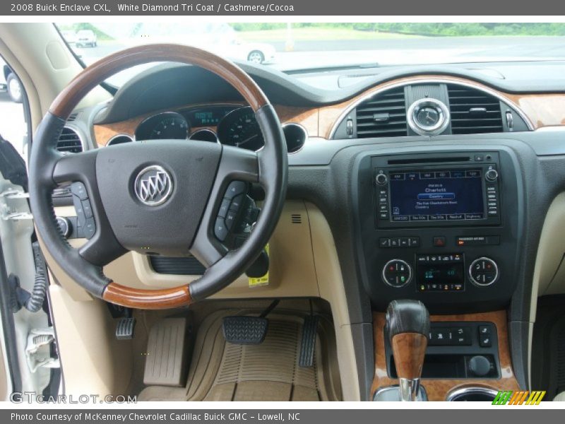 White Diamond Tri Coat / Cashmere/Cocoa 2008 Buick Enclave CXL