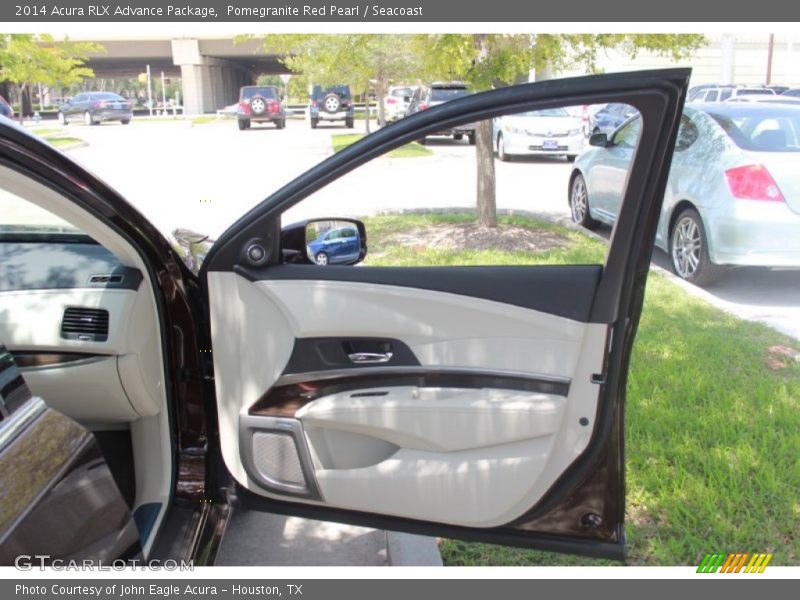 Pomegranite Red Pearl / Seacoast 2014 Acura RLX Advance Package