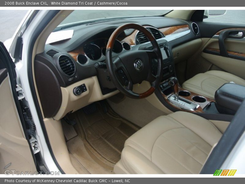 White Diamond Tri Coat / Cashmere/Cocoa 2008 Buick Enclave CXL