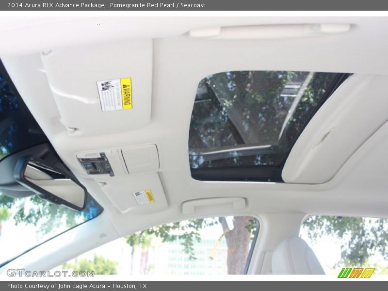 Pomegranite Red Pearl / Seacoast 2014 Acura RLX Advance Package