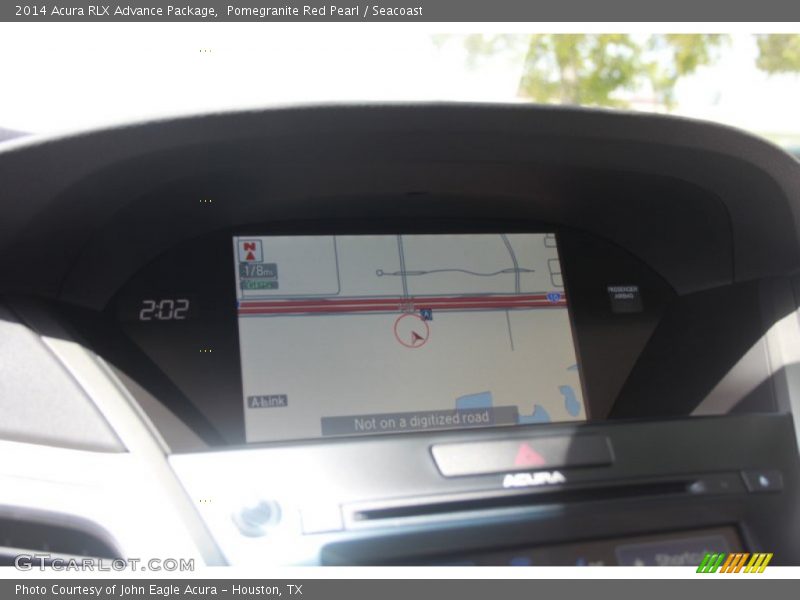 Pomegranite Red Pearl / Seacoast 2014 Acura RLX Advance Package