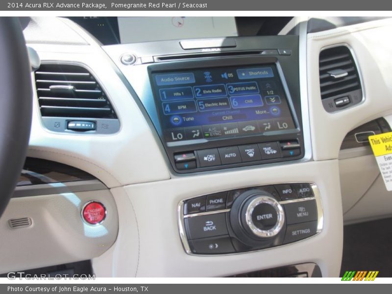 Controls of 2014 RLX Advance Package