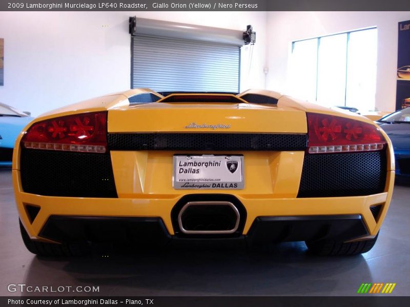 Giallo Orion (Yellow) / Nero Perseus 2009 Lamborghini Murcielago LP640 Roadster