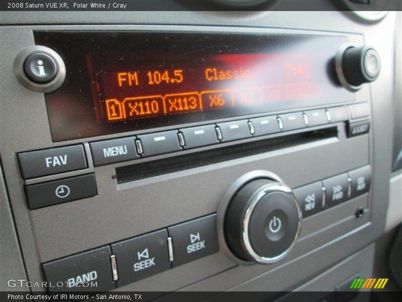 Audio System of 2008 VUE XR