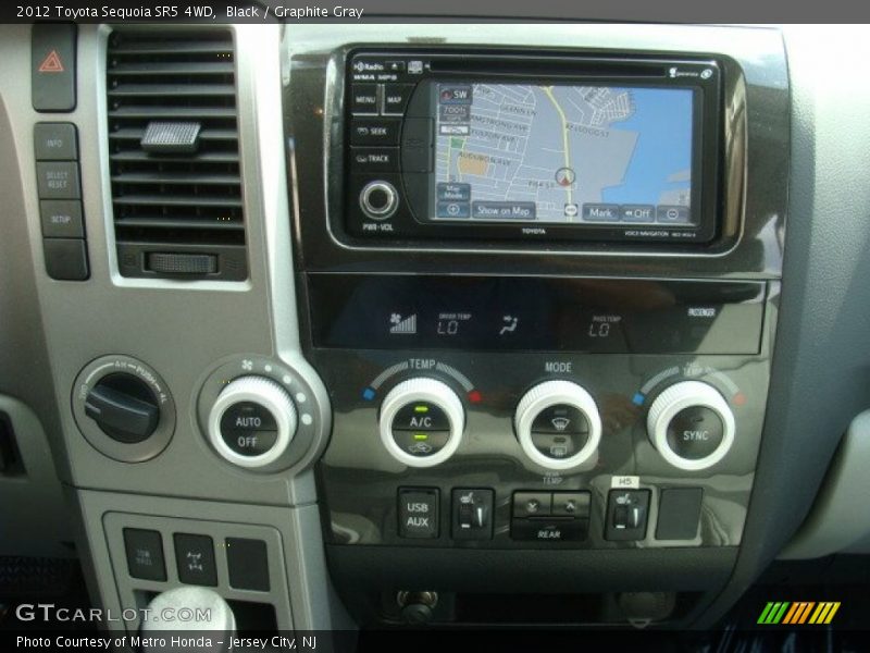 Black / Graphite Gray 2012 Toyota Sequoia SR5 4WD