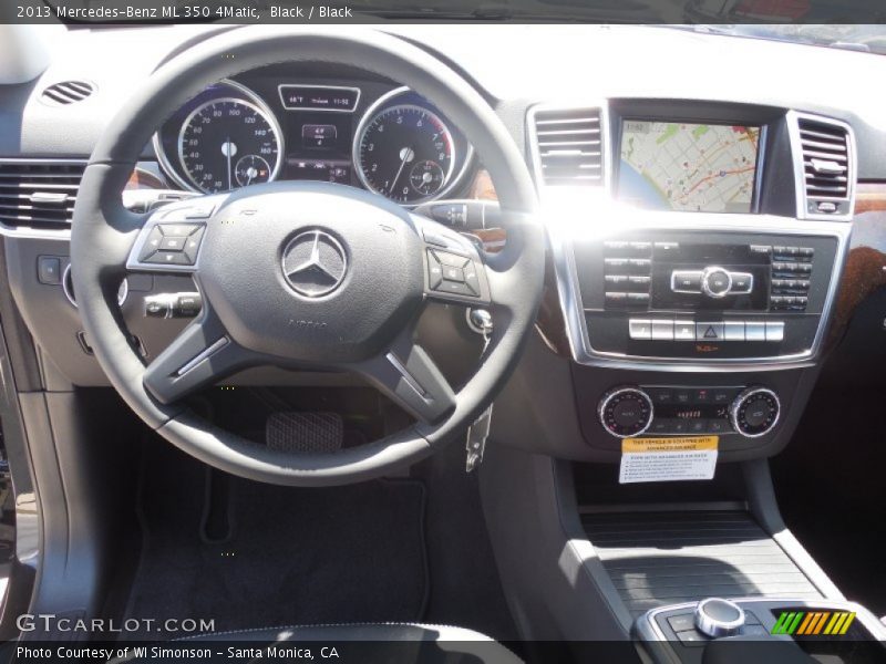 Black / Black 2013 Mercedes-Benz ML 350 4Matic