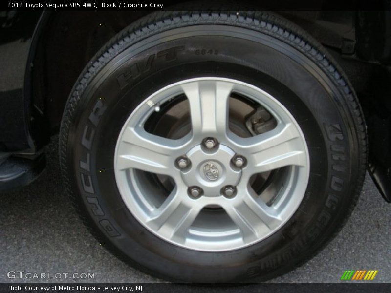 Black / Graphite Gray 2012 Toyota Sequoia SR5 4WD